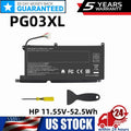 PG03XL Battery For HP Pavilion 15-DK 16-A Series HSTNN-OB1I 3ICP6/60/72 52.5Wh