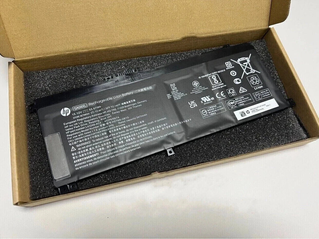 Genuine OEM SA04XL Battery for HP X360 15-DR 15-DR0010TX L43267-005 L43248-AC1