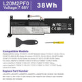 Replace L20M2PF0 Battery For LENOVO IdeaPad 3 Gen 6 14ITL6 15ALC6 17ALC6 17ITL6