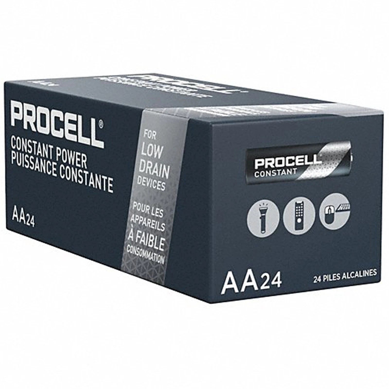 24pc Duracell PROCELL Constant Power PC1500 1.5V AA Everyday Alkaline Batteries