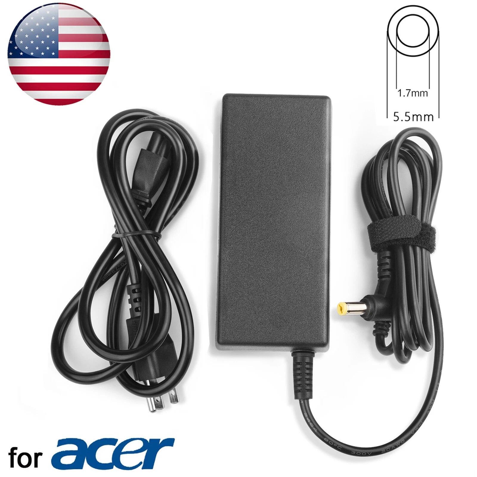 For Acer Aspire E15 N15Q1 E5 E5-575 E5-521 R3 R3-47 Laptop Charger Adapter Power