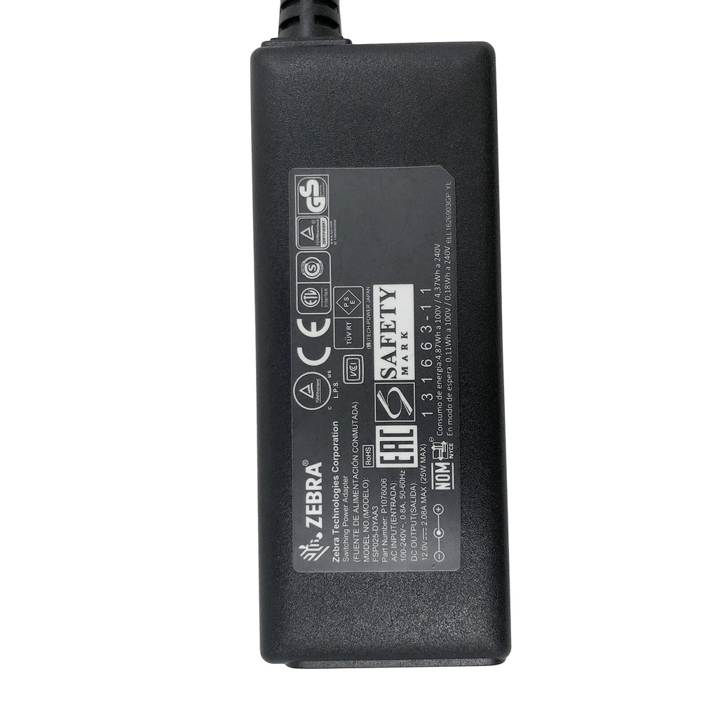 NEW Genuine Zebra 25W AC Power Supply Adapter for ZQ510 ZQ520 Thermal Printer
