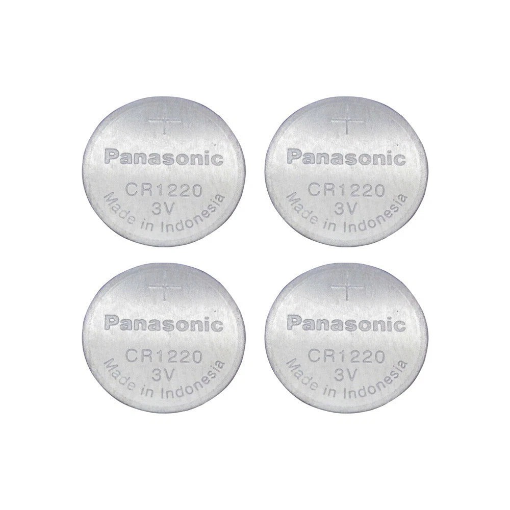 4 x FRESH NEW CR1220 Panasonic Lithium Button Cell Watch Battery ECR1220 EXP2028