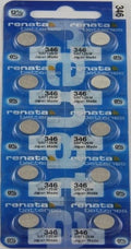 346 Renata Silver Oxide Watch / Electronic Battery x 10