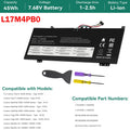 Battery L17C4PB0 L17M4PB0 For Lenovo IdeaPad 530S-14IKB 15IKB Yoga 530 45Wh+Tool