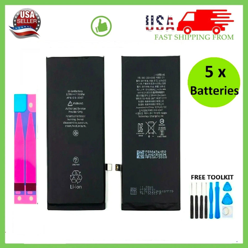 New OEM Replacement Internal Battery For iPhone X/XR/XS/XS Max + Free Tools LOT