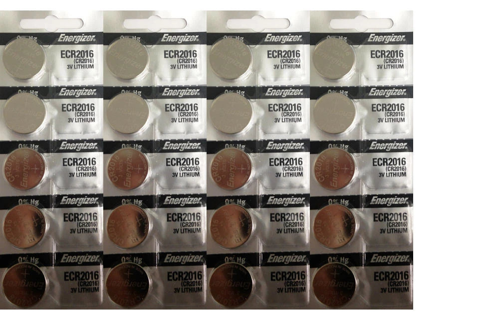 100 NEW ENERGIZER CR2016 CR ECR 2016 3v LITHIUM Batterys with Tracking