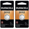 2 Pcs Duracell 2032 CR2032 3v Lithium Coin Cell Battery