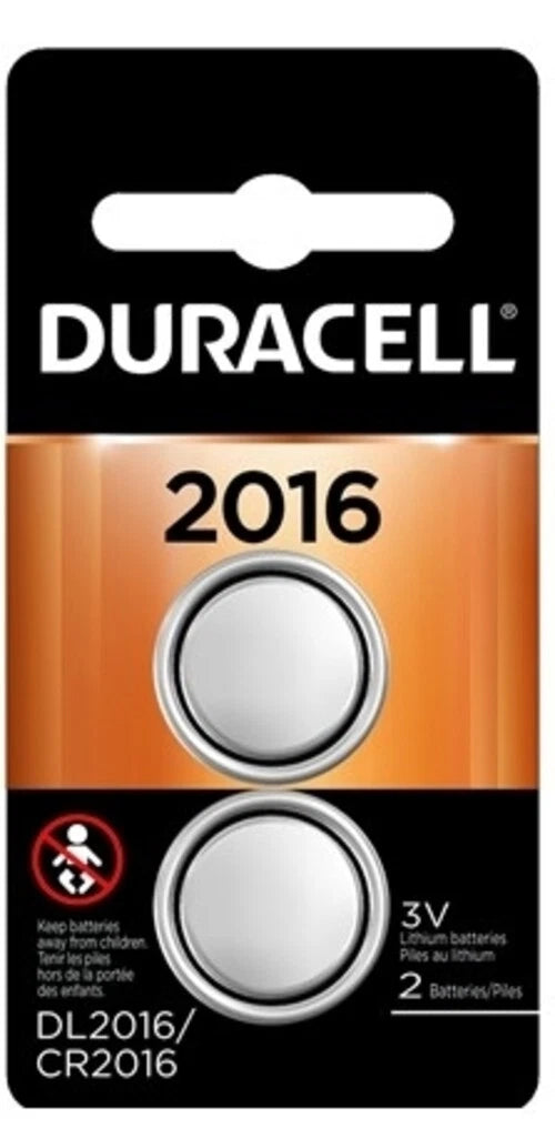 Duracell CR 2016 ECR2016 CR2016 DL 2016 3V Lithium Battery Made in Japan x 4