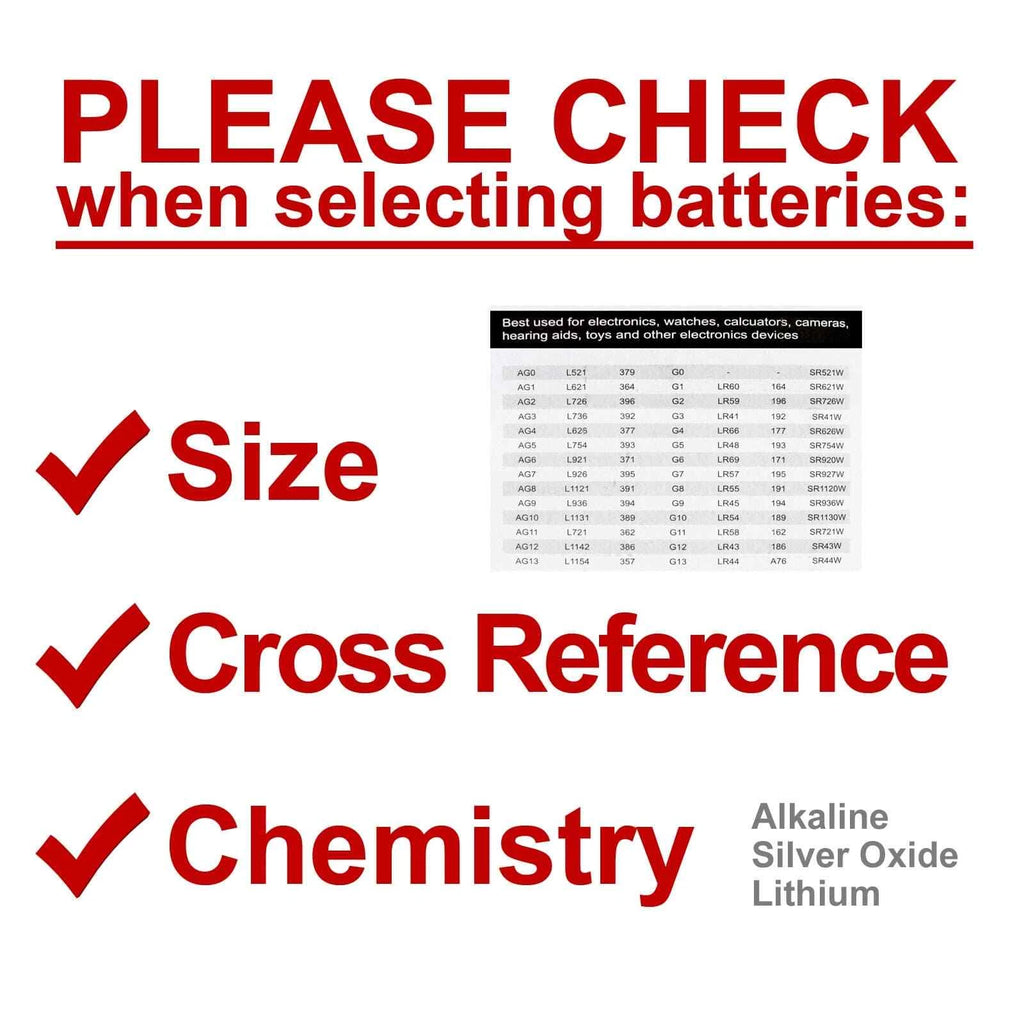 Exell Battery Alkaline Watch Batteries