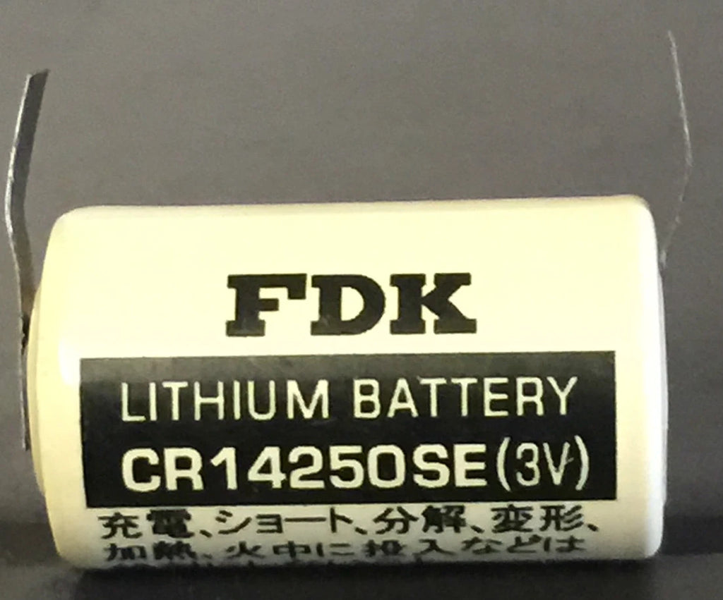 Brand New Sanyo FDK CR14250SE-Tabs 3V Lithium Battery w/ Tabs, Japan Made