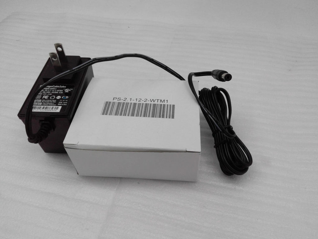 Lot of 10 ChallengerCableSales PS-2.1-12-2-WTM1, 12VDC 2A, AC Wall Adapter