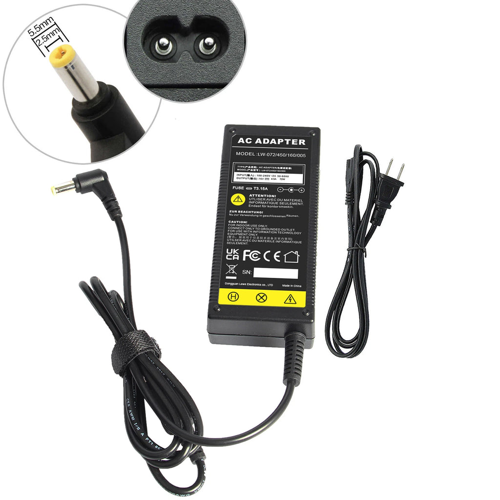 AC Power Adapter Charger for Panasonic ToughBook CF-C2 CF-H2 CF-SX2 Supply Cord