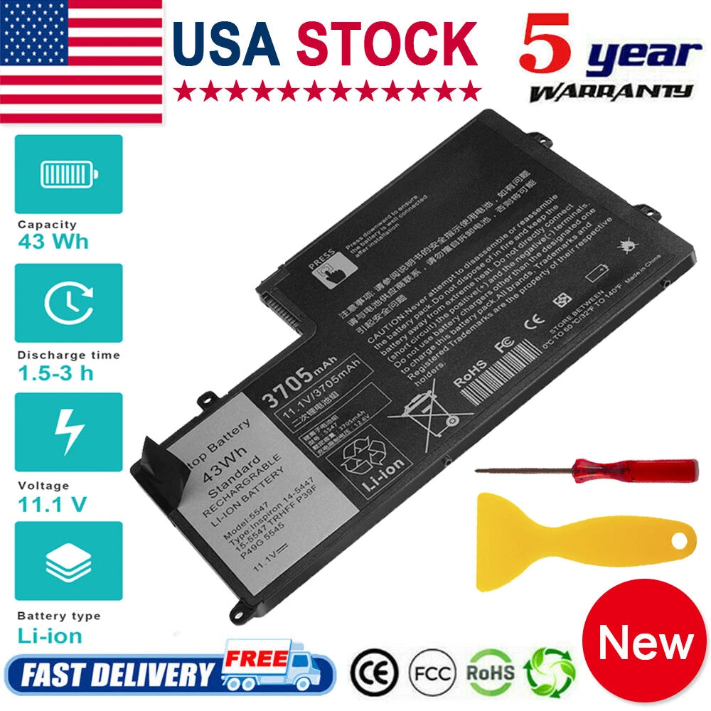 New Battery For Dell Inspiron 15-5547 5545 5548 Latitude 3450 3550 TRHFF 1V2F6 C