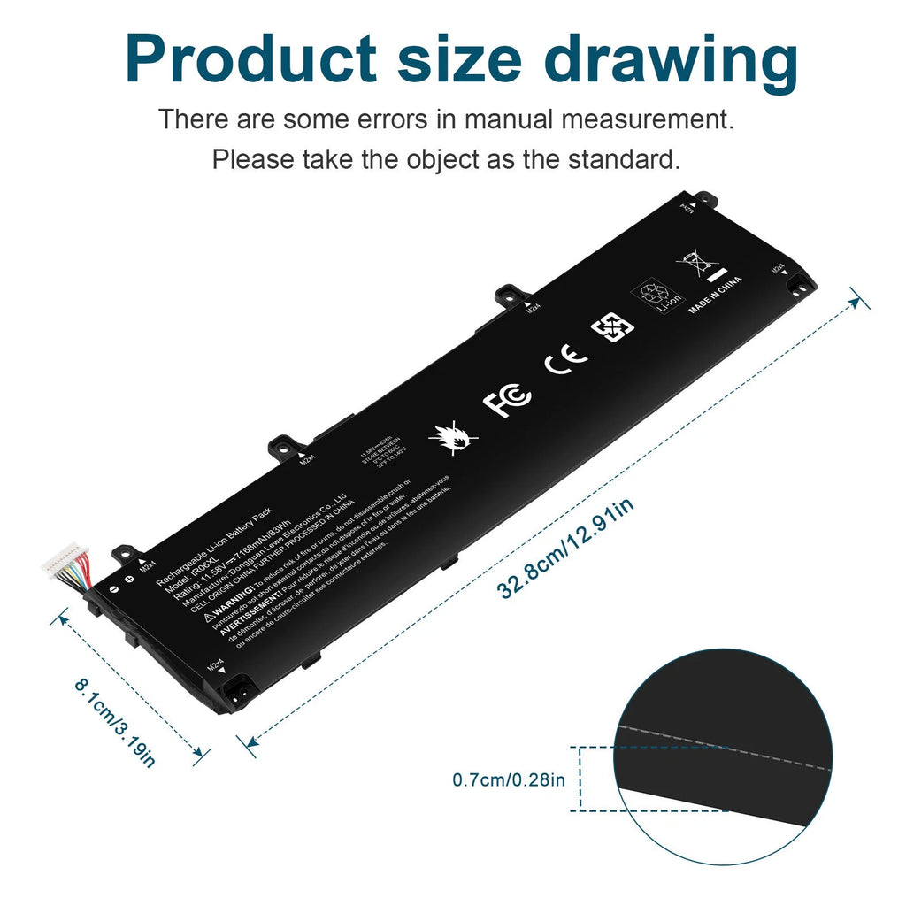 IR06XL M02029-005 Battery for HP ZBook Power G7 G8 G9 G10 Mobile Workstation New