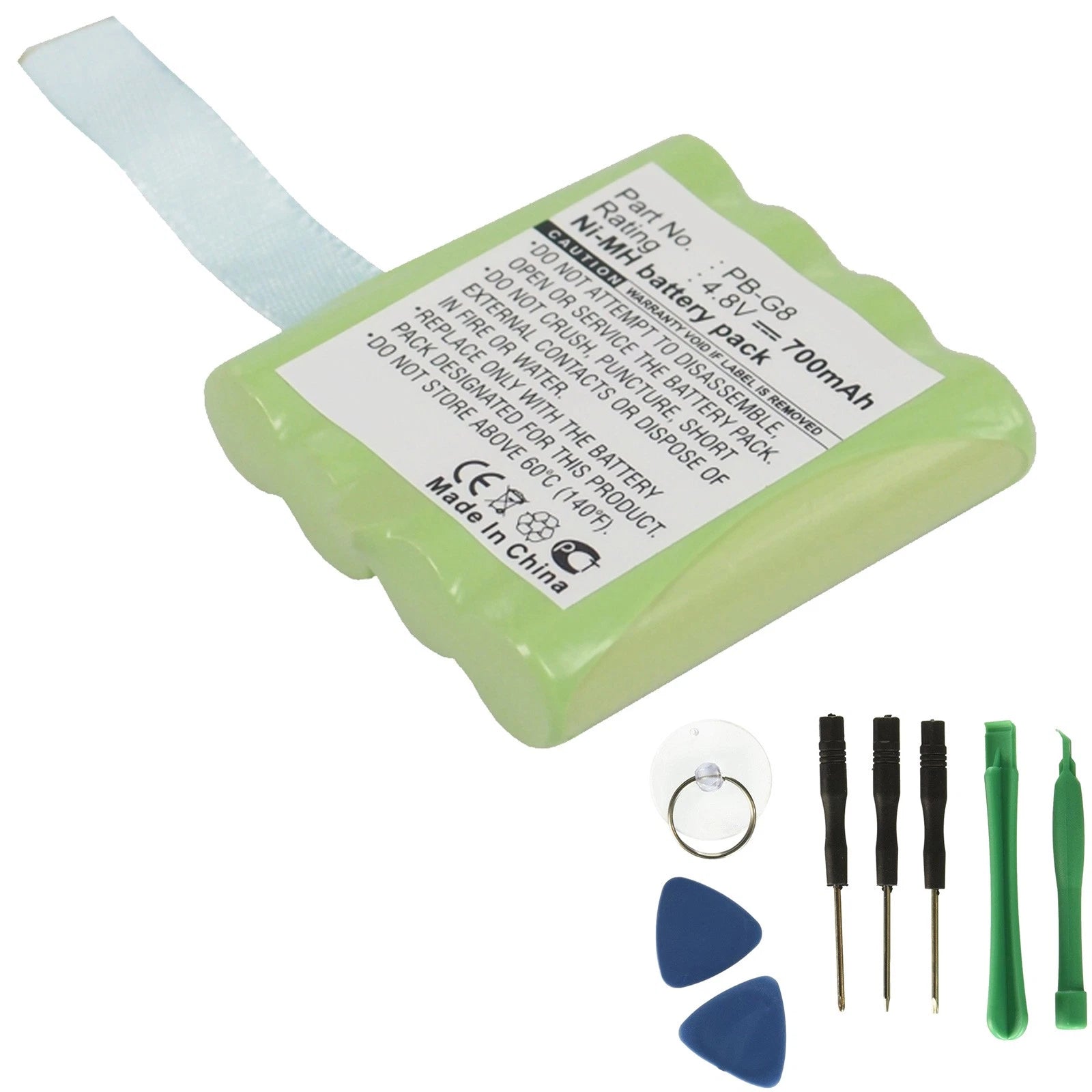 Two-Way Radio Battery Compatible With Midland G6 G8 M24 M48 M99 M99 Plus PB-G8