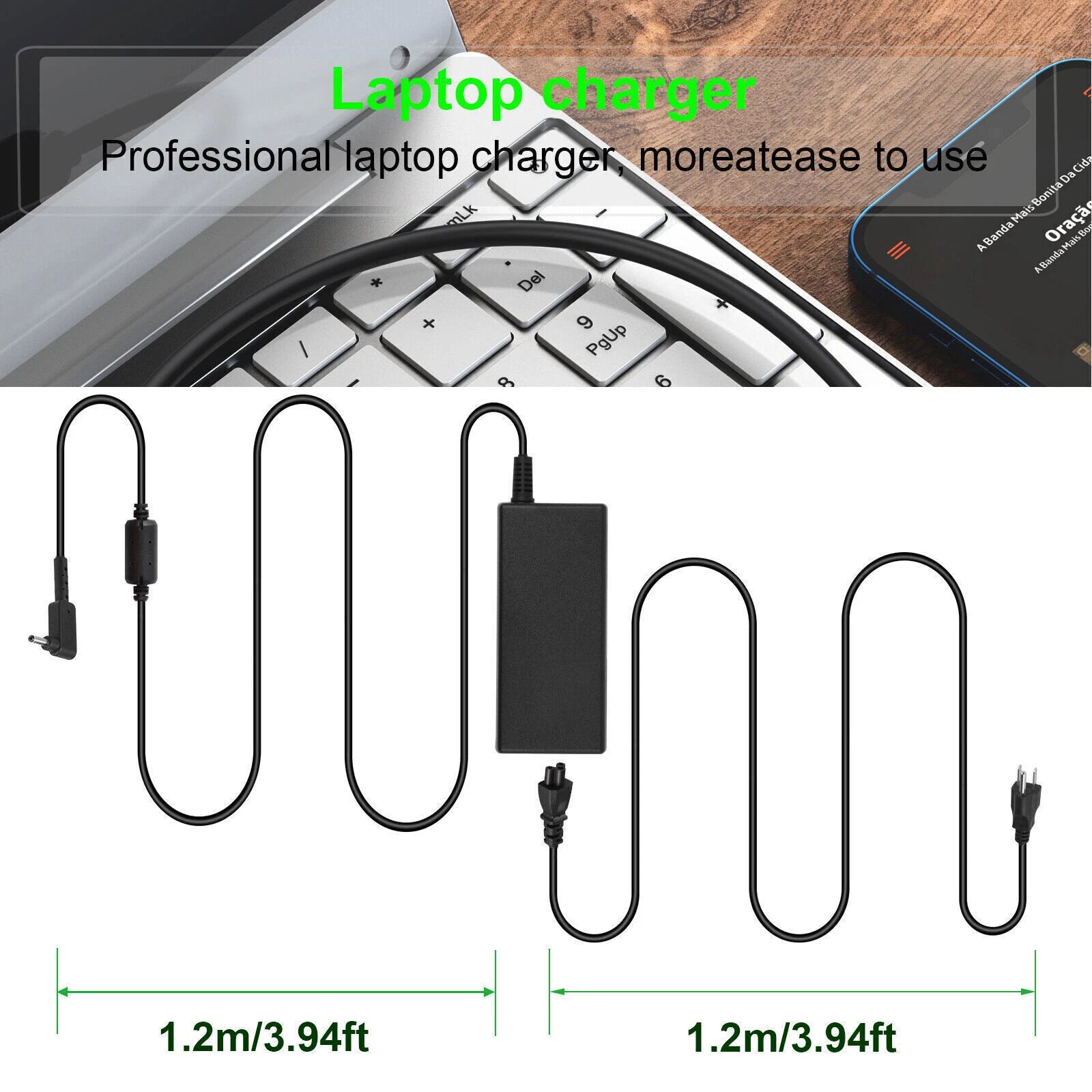 45W 19V 2.37A Laptop Power Adapter Charger For Acer A13-045N2A PA-1450-26 3*1.1