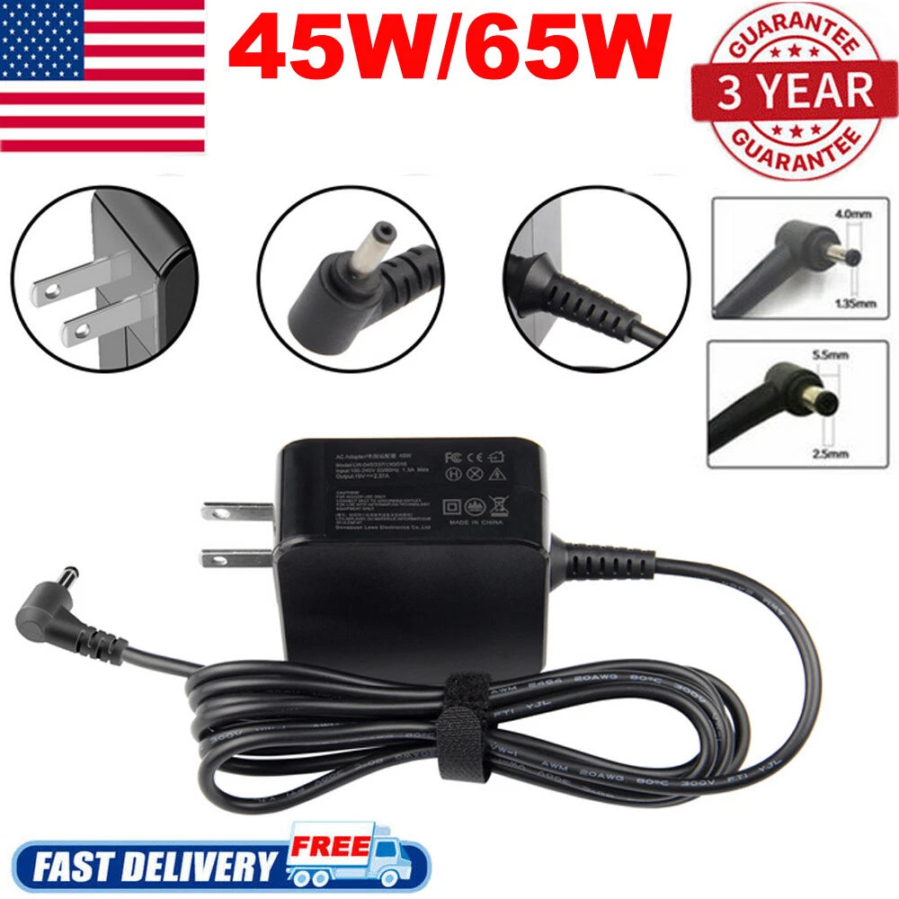 AC Adapter Charger for Asus X540S X540SA X541N Q200E C202SA C300SA E402WA Laptop