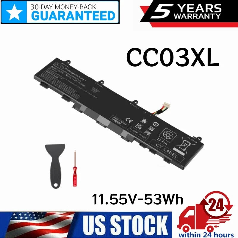 CC03XL Battery For HP EliteBook 830 835 840 845 G7/G8 HSTNN-DB9Q L78555-005 US