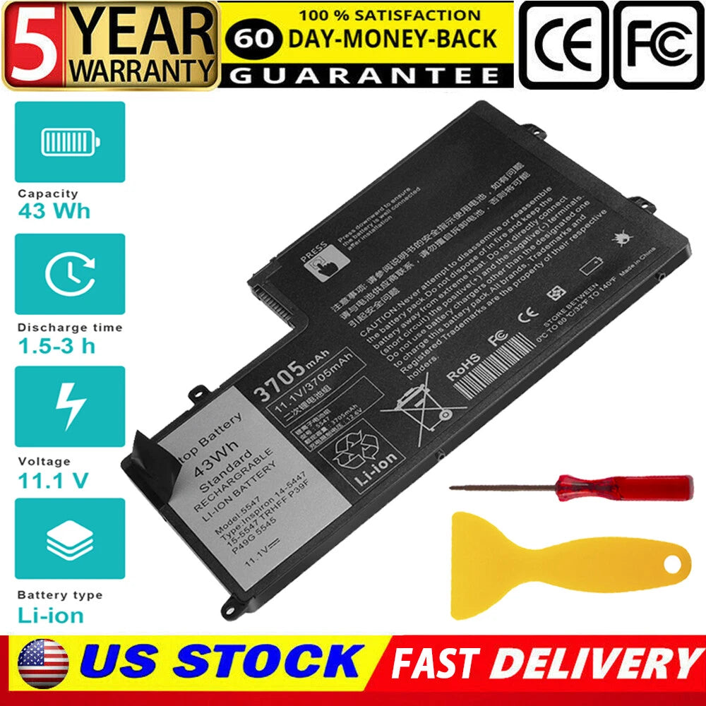 Battery For Dell Inspiron 15 5547 5545 5548 5447 Latitude 3450 3550 TRHFF 0PD19