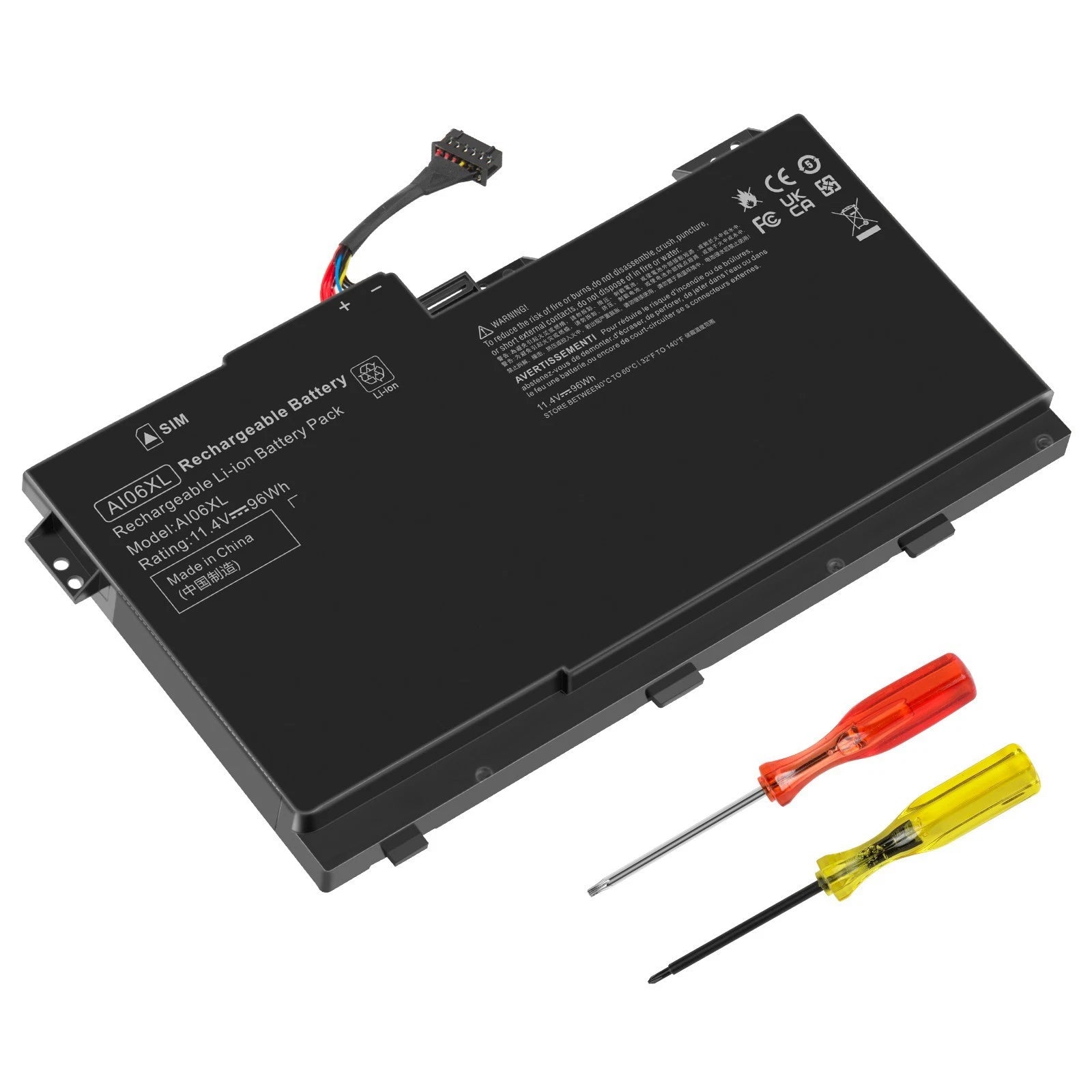 ?AI06XL Battery For HP ZBook 17 G3 808451-001 808451-002 HSTNN-LB6X 96WH + Tools