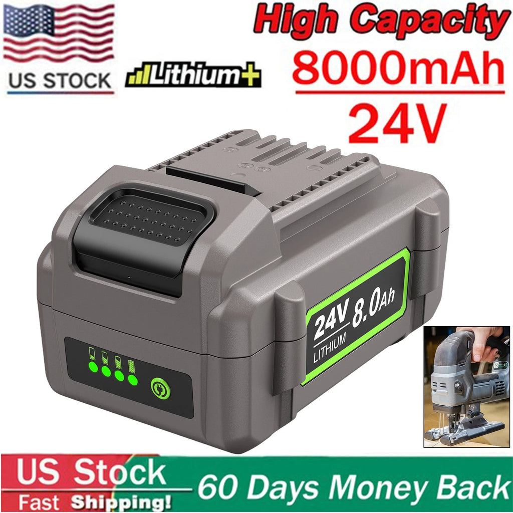 24V 8.0Ah Battery For Flex FX0221-1 FX0311 FX0321 FX0121 FX0341 Cordless Tools