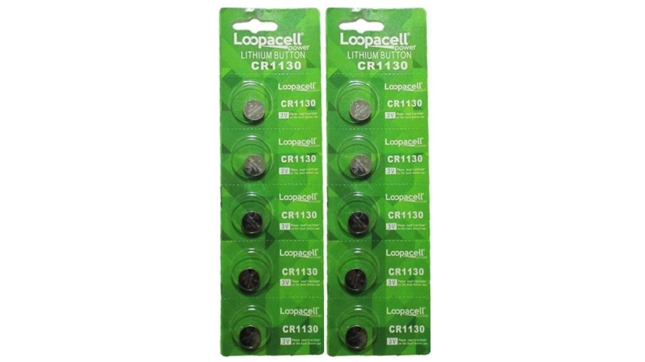 10 piece CR1130 1130 DL1130 BR1130 High Quality 3V Lithium battery Loopacell
