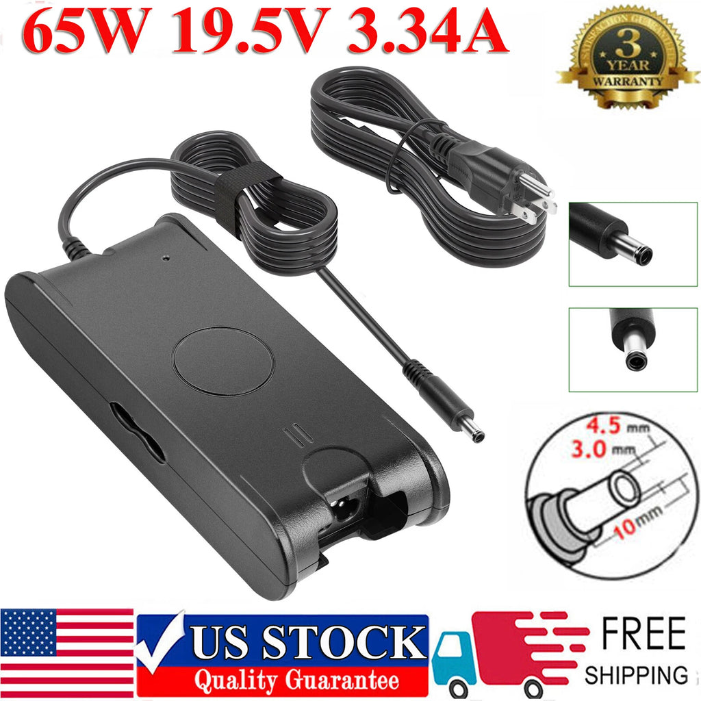 For Dell Inspiron 11 13 15 5570 P75F001 Laptop 65W Charger AC Adapter Power Cord