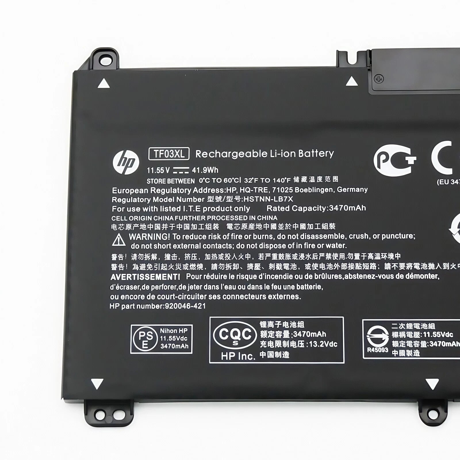 Genuine TF03XL Battery for HP Pavilion X360 15-cc023cl 15-cc123cl 920070-855 OEM