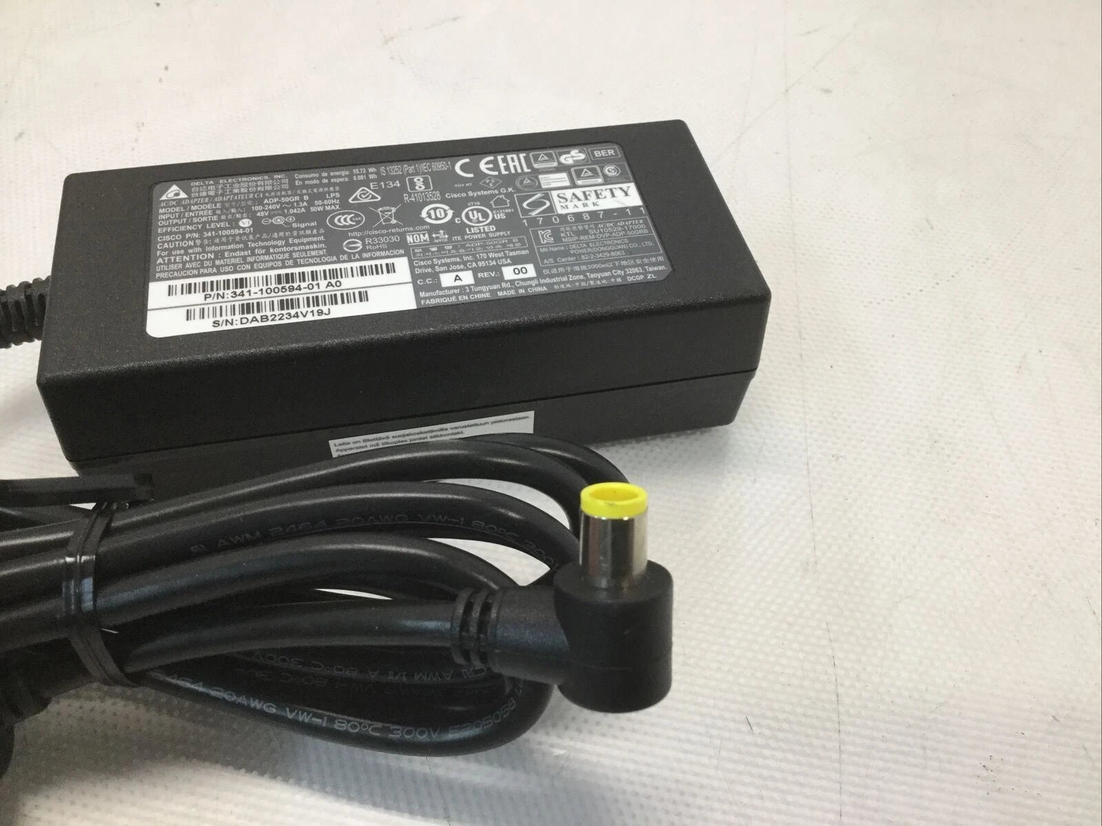 Genuine Delta ADP-50GR B 48V 1A 50W AC/DC adapter