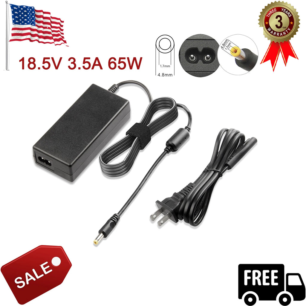 For HP Pavilion DV4000 DV5000 DV8000 DV9500 DM3 DV4000 65W AC Adapter Charger
