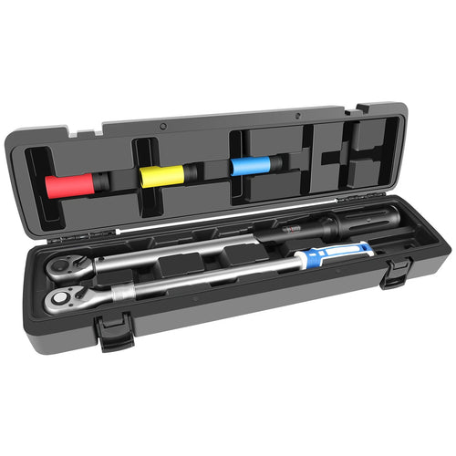 1/2" Drive Torque Wrench Torque Wrench w/ Extension+17 19 21mm Socket