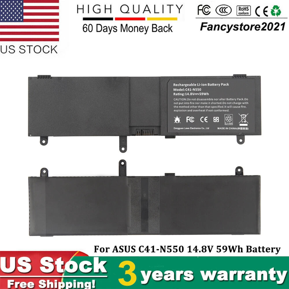 C41-N550 Laptop Battery for ASUS N550 N550JA N550JV N550J N550JK Q550L Q550LF