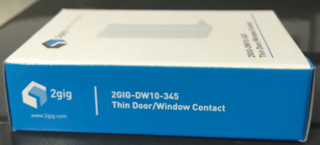 Brand New 2GIG 2GIG-DW10-345 Wireless Thin Door or Window Sensor, Battery Magnet