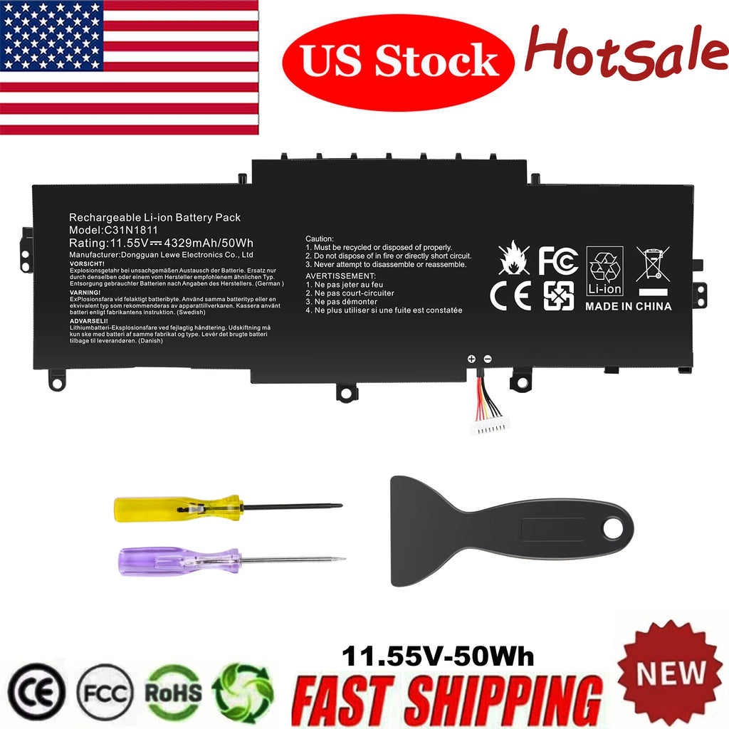 C31N1811 Battery For Asus ZenBook 14 UX433FA UX433FN U4300F RX433F BX433F 50Wh