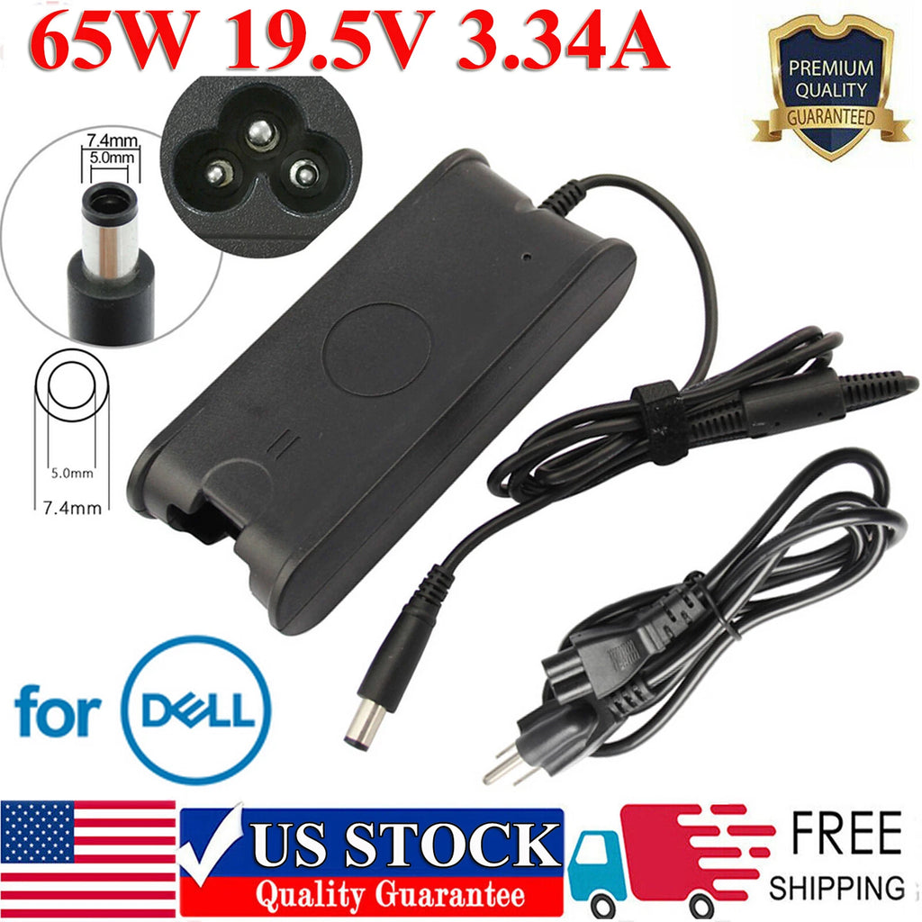 PSU For DELL Latitude E7250 E7450 E6540 E6520 65W AC Charger Power Cord Adapter