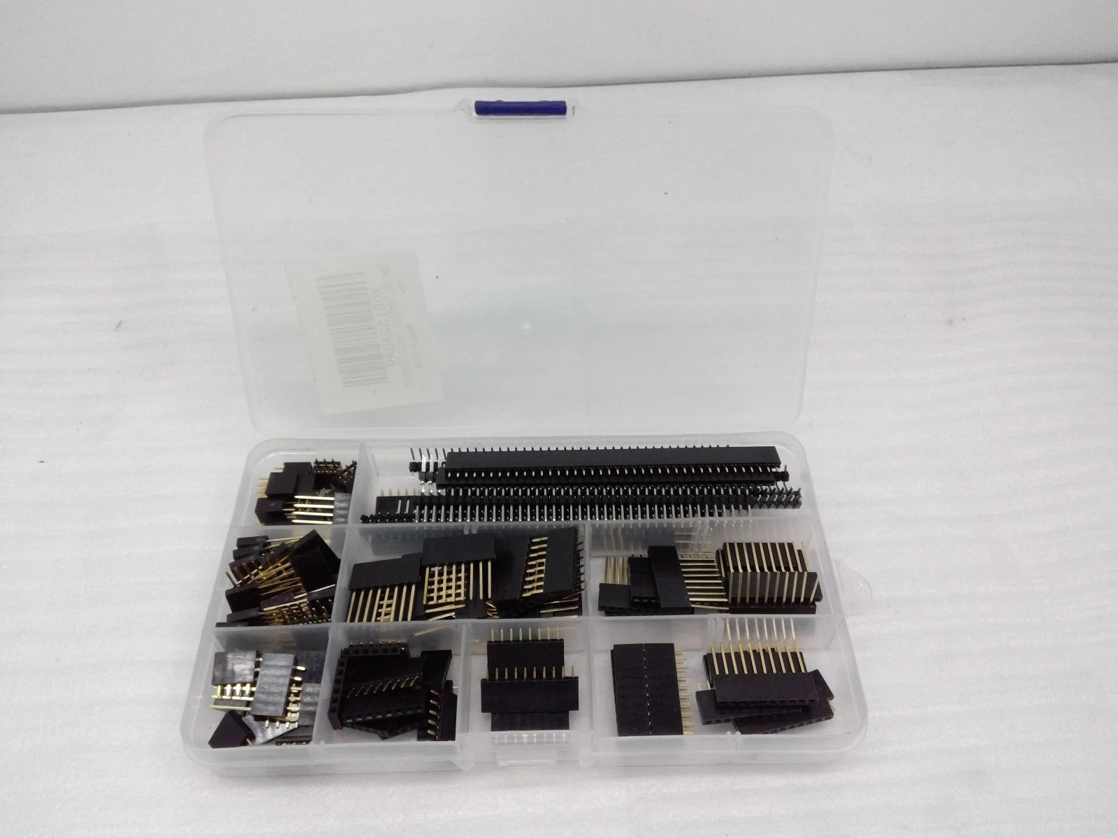 Glarks 112Pcs 2.54mm Male and Female Pin Connector Assortment Kit, 100pcs Sta...