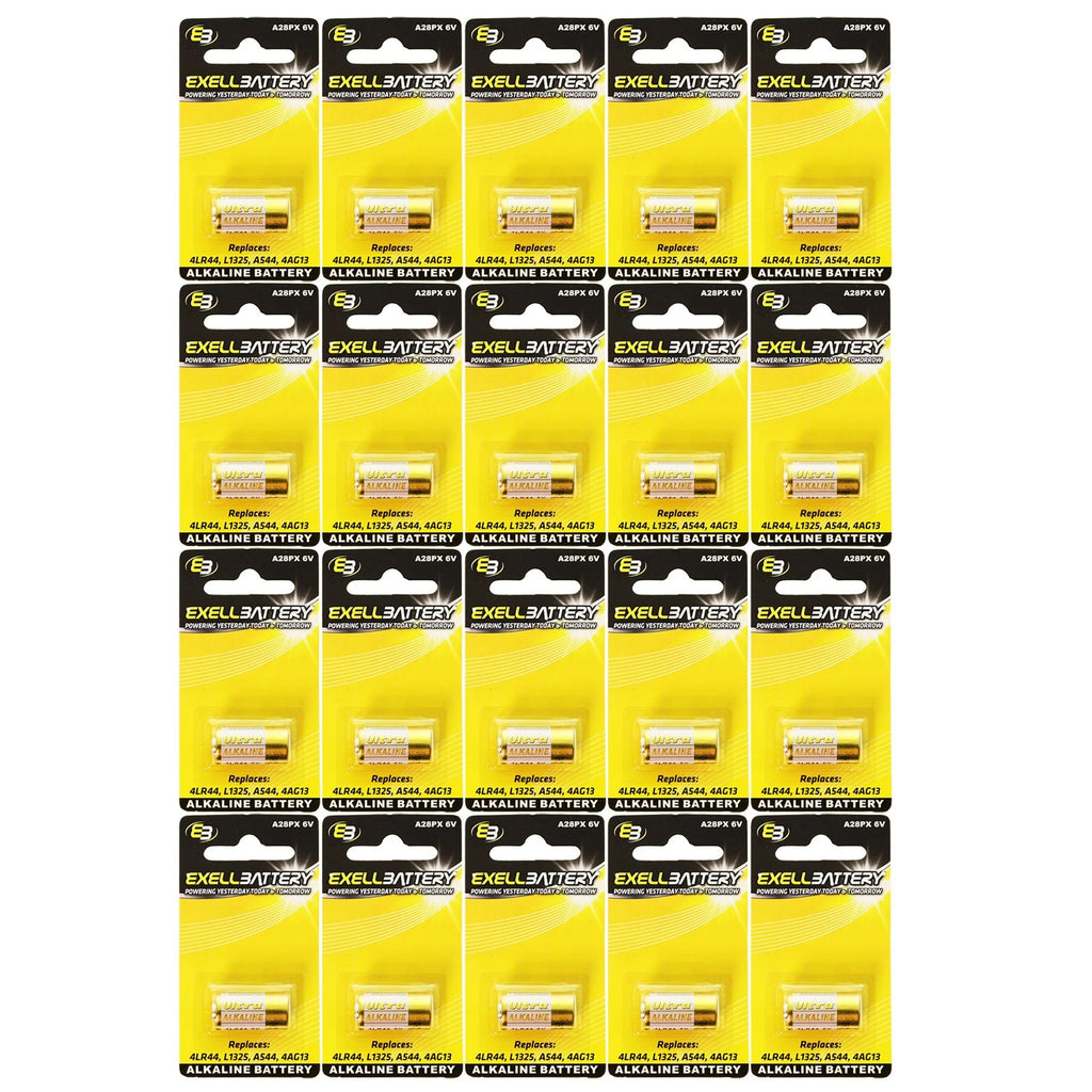 20x Alkaline 6V Battery Compatible With 4LR44 L1325 A544 4AG13 Innoteck Receiver