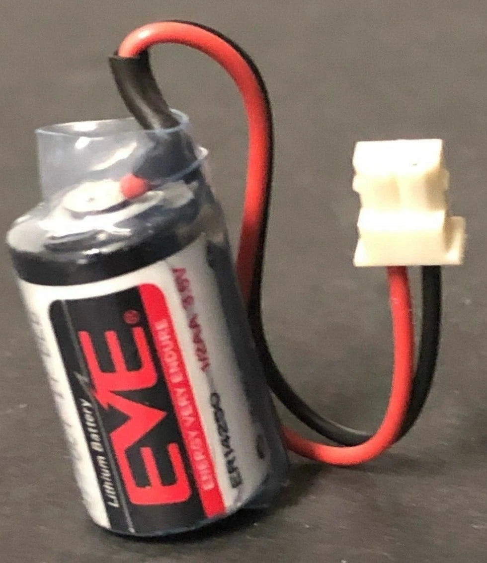 Brand New EVE ER14250 3.6V LS14250 1/2 AA Size 1200mAh Lithium Battery, w/ Plug