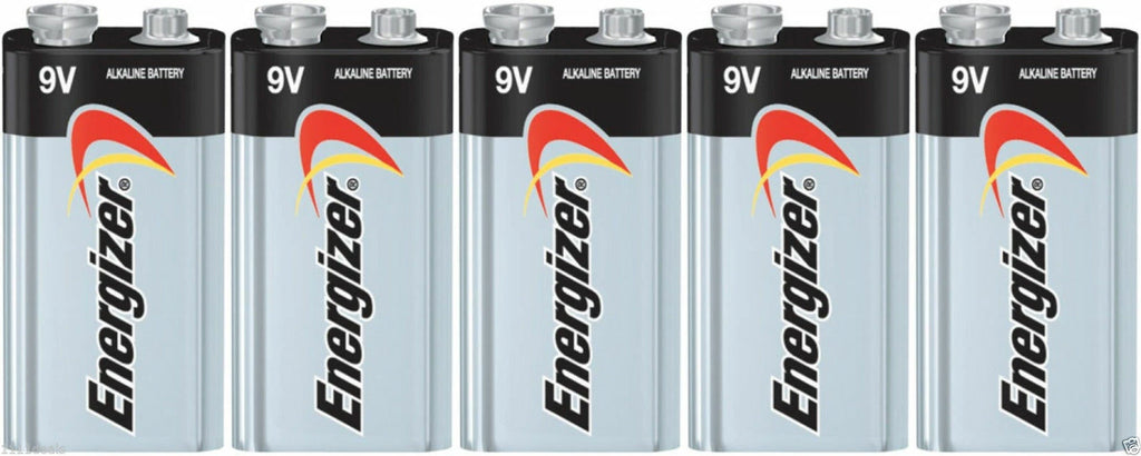 5 FRESH Energizer Max 9V 9 Volt E522 1604 Alkaline Battery Bulk EXP 2023