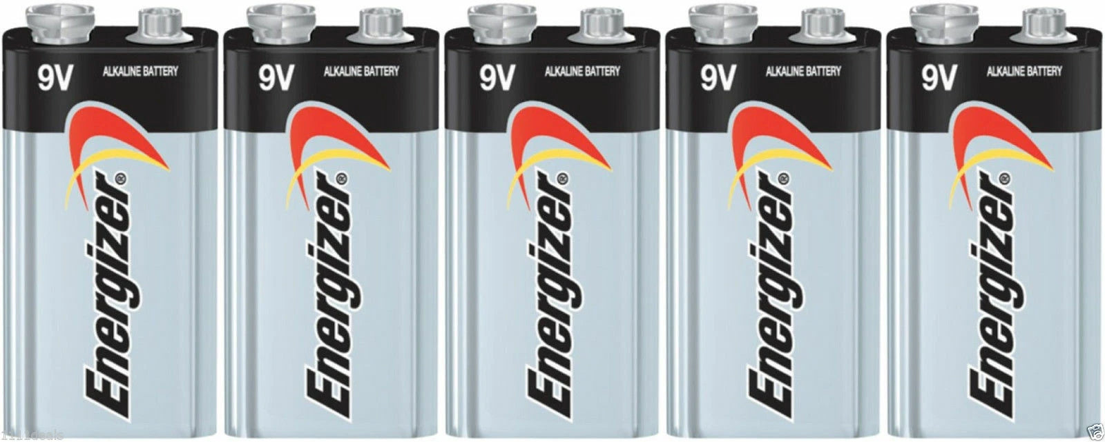 5 FRESH Energizer Max 9V 9 Volt E522 1604 Alkaline Battery Bulk EXP 2023
