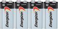 4-Count Energizer Max Alkaline 9 Volt Battery 9V Wholesale Bulk