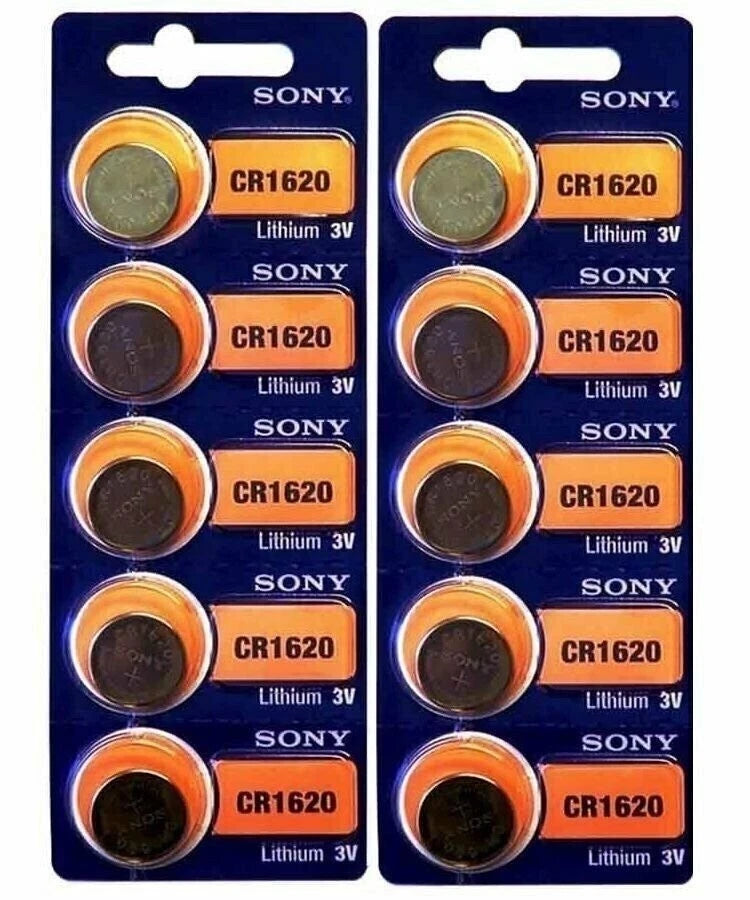 SONY CR1620 DL1620 3V Coin Lithium Battery x 25