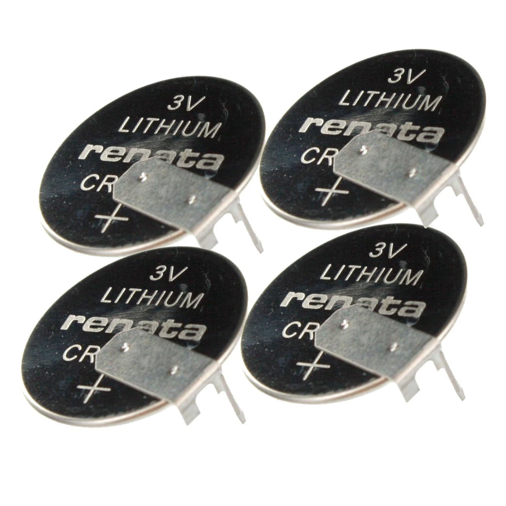 4PC CR2016FH Battery 3V 90mAh Li 2 PC PINS Coin Cell