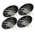 4PC CR2016FH Battery 3V 90mAh Li 2 PC PINS Coin Cell