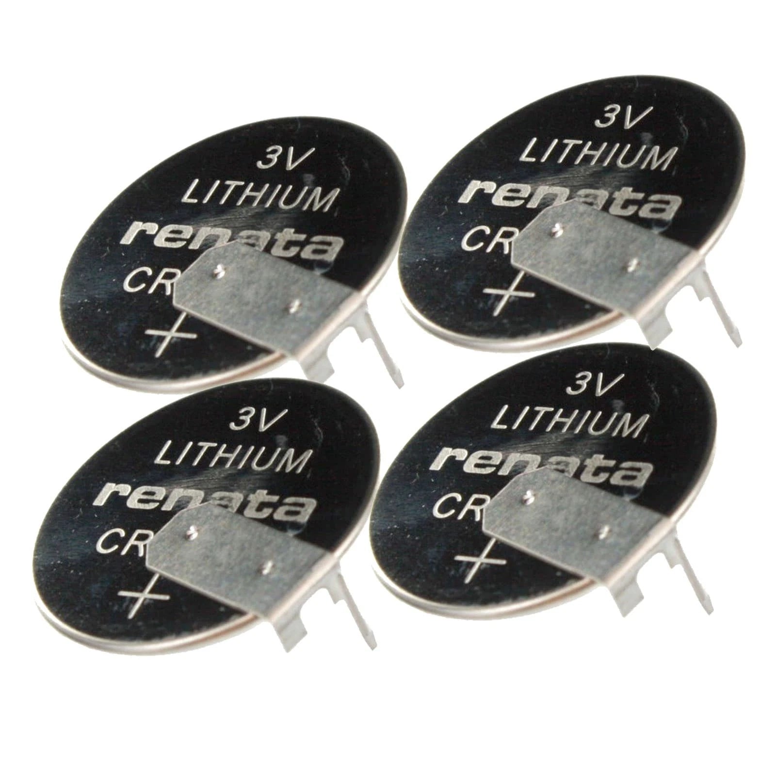 4PC CR2016FH Battery 3V 90mAh Li 2 PC PINS Coin Cell