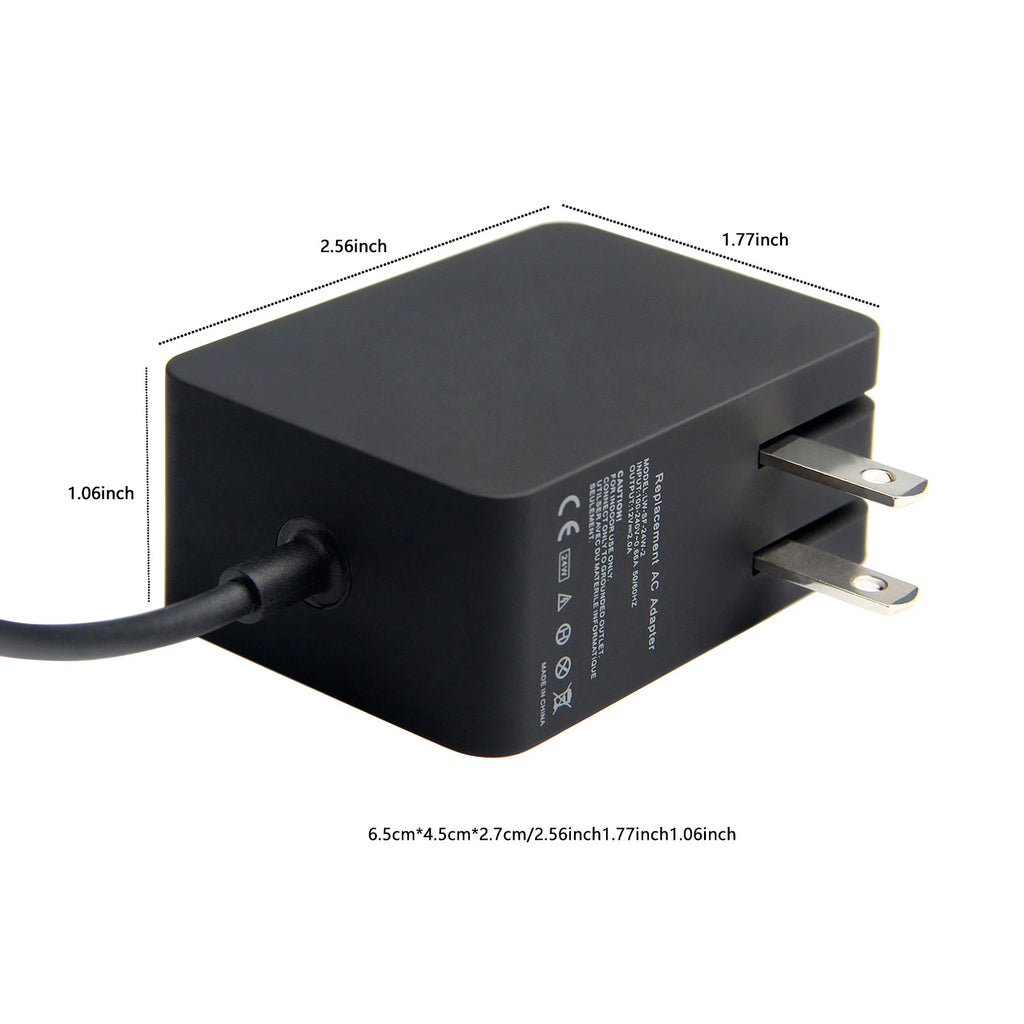 For Microsoft Surface RT Charger 1512 24W 12V 2A AC RT 1,2 & pro Power Adapter