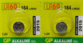 2 Pcs GP164 LR60 AG1 LR620 Alkaline Batteries