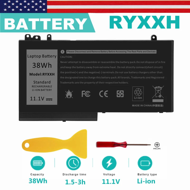 ?RYXXH Battery for DELL Latitude 3150 3160 12" E5250 E5450 Latitude E5450 14"