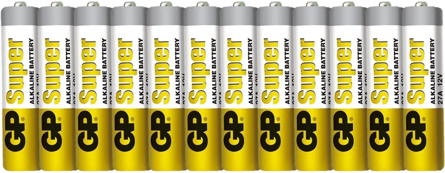 18 Pcs GP A27 27A 12V Alkaline Batteries Bulk